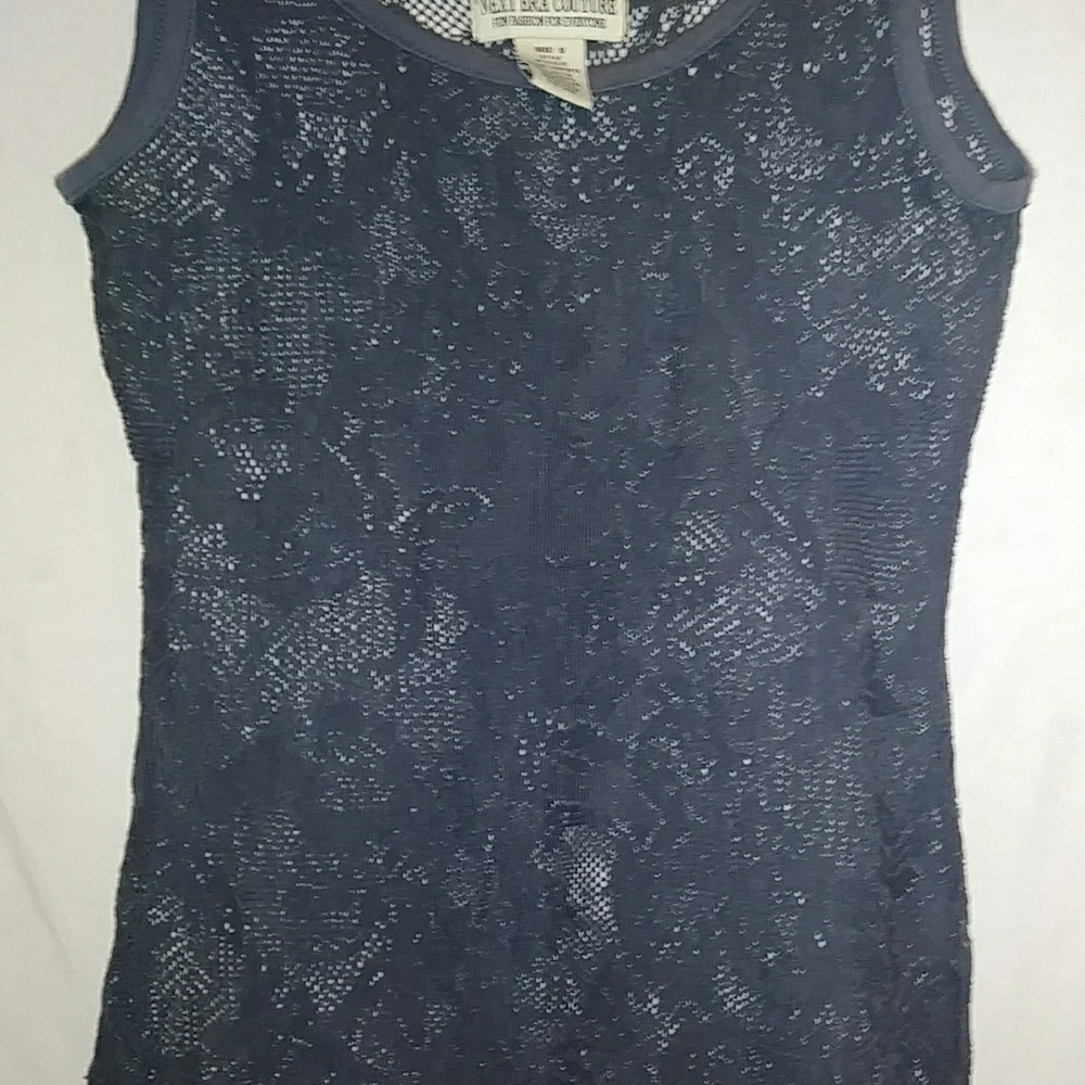 Dark grey tank top